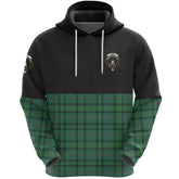 Ross Hunting Ancient Clan Half Of Tartan Hoodie